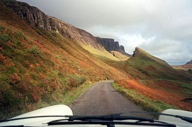 Isle of Skye from car